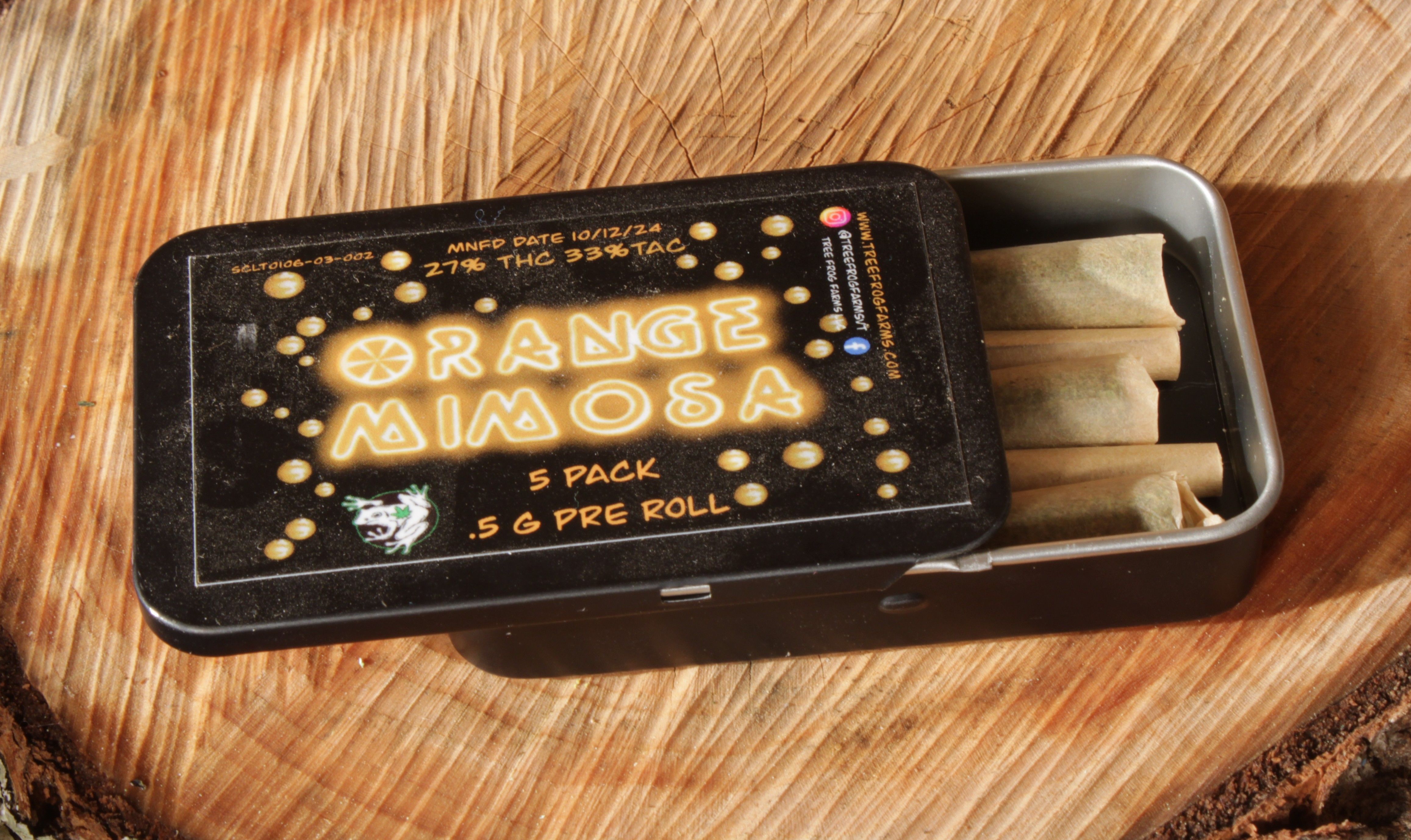 Mimosa 5 tin
